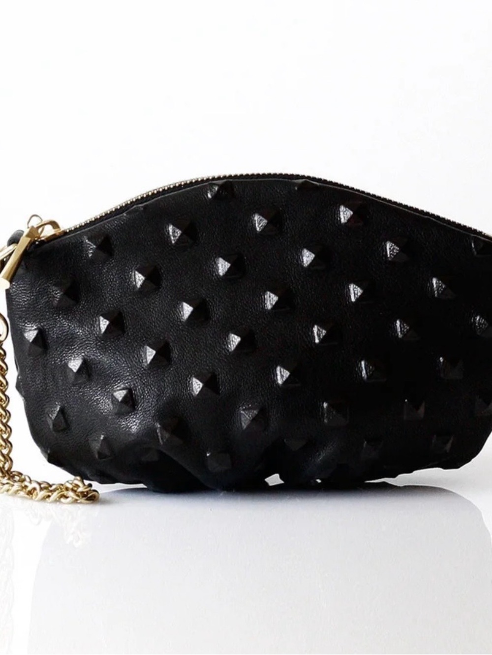 ♥️ “m. Pochette | BLK Studded” Opelle Creative clutch purse.